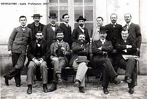 Constantine - Lycee - Professeurs - 1907